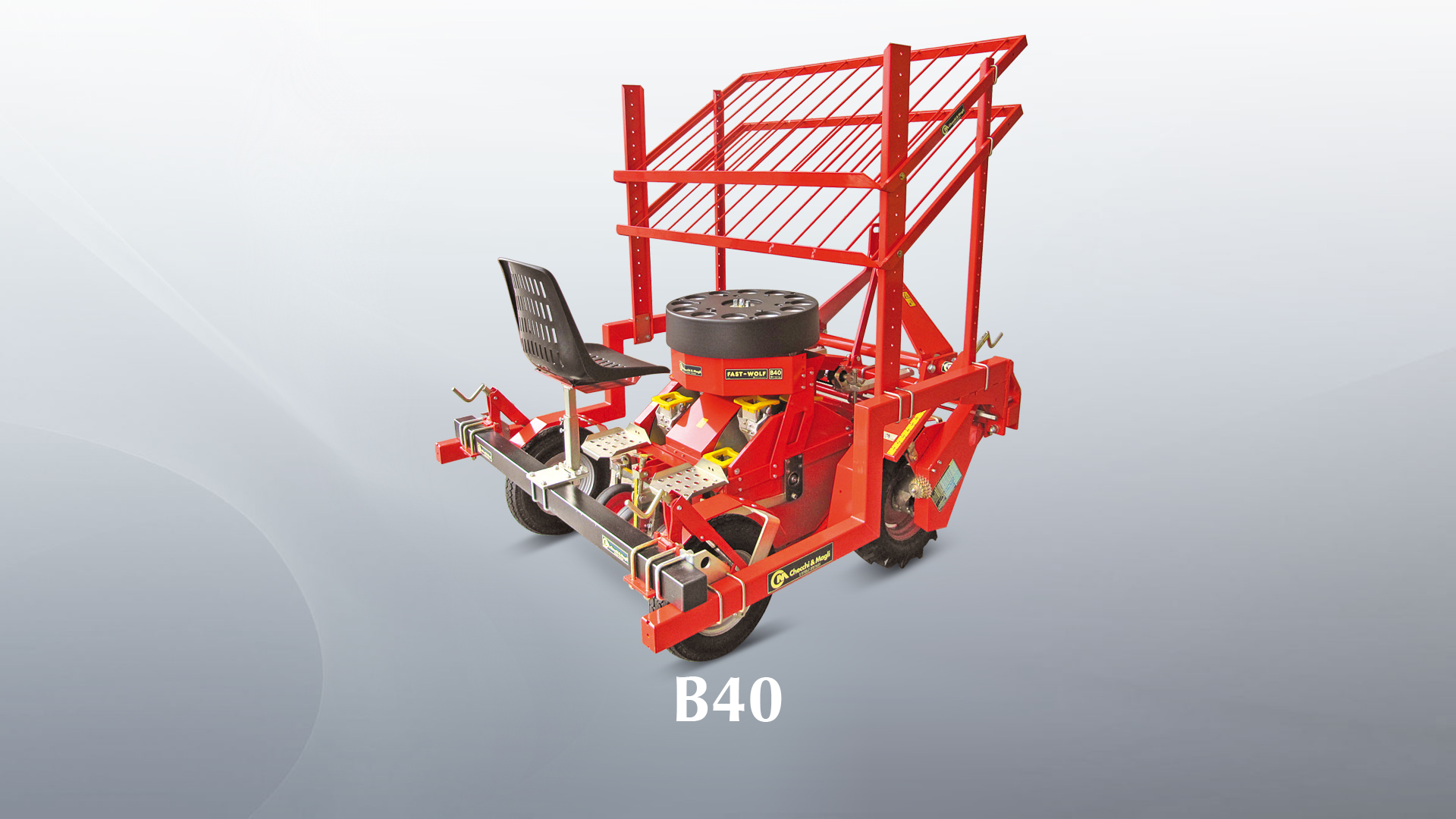 B40 Two Line Planter w/ Trans Trays & Fast Wolf